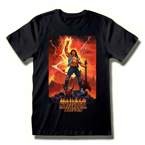 Stranger Things T-Shirt Eddie Rocks XL