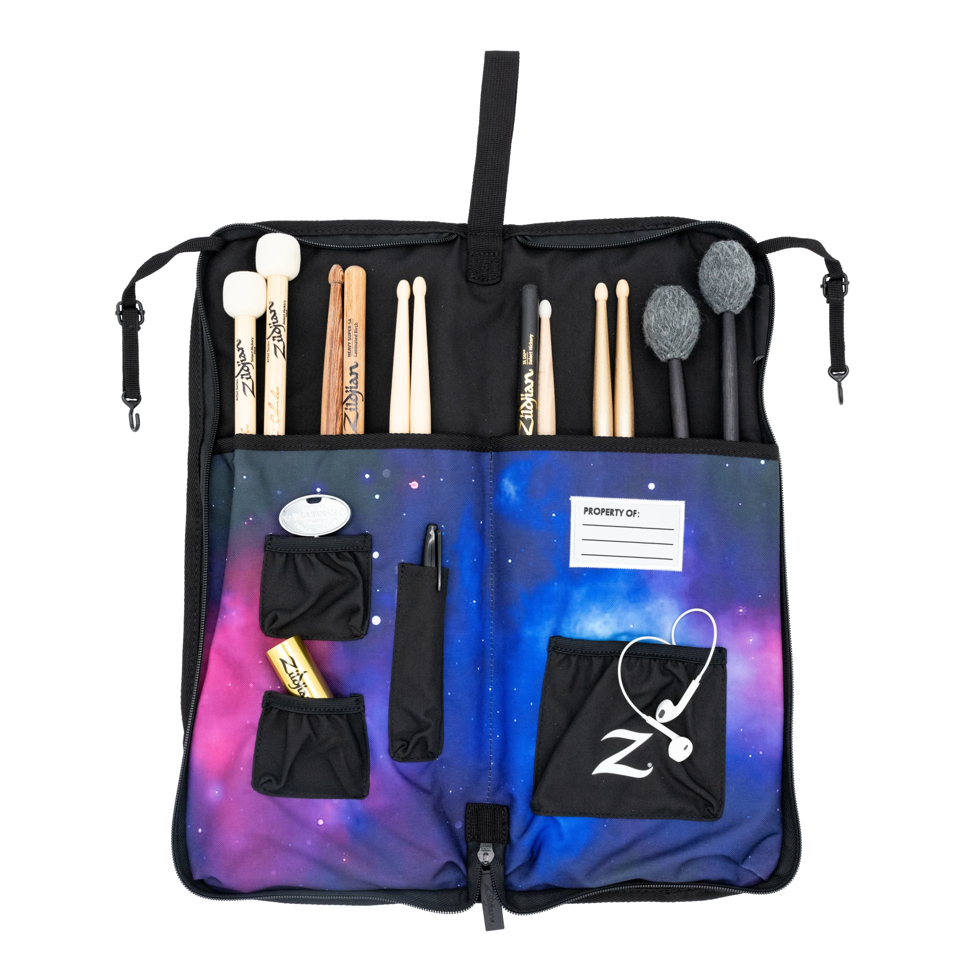 xgdr Zildjian Student Stickbag Purple Galaxy