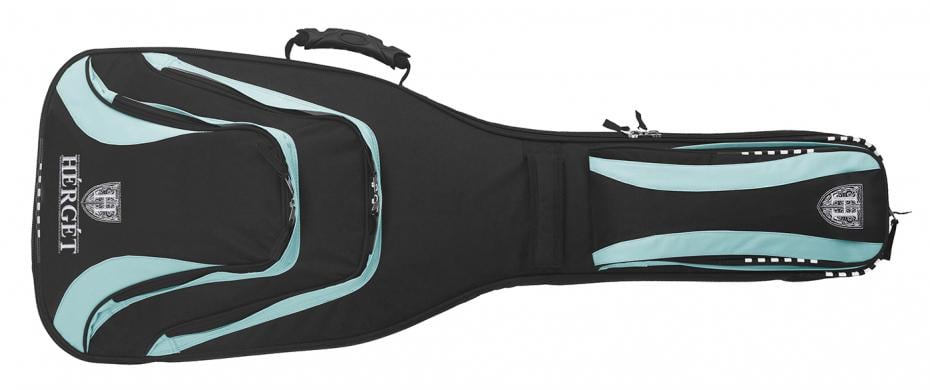 Hérgét Noble 060C4BT - Blaue Tasche für 4/4 Klassik Gitarre