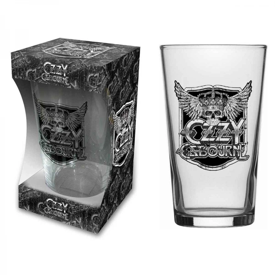 Ozzy Osbourne Trinkglas - Crest
