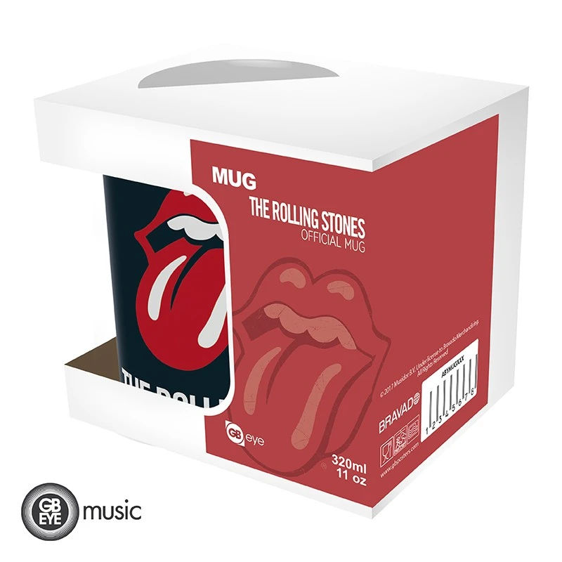 The Rolling Stones - Tasse Logo Schwarz