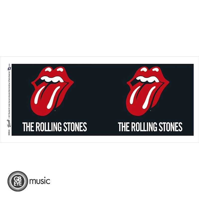 The Rolling Stones - Tasse Logo Schwarz