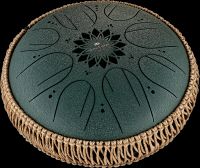 Meinl Sonic Energy MOSTD4DG Steel Tongue Drum 432Hz Black Fis-Dur