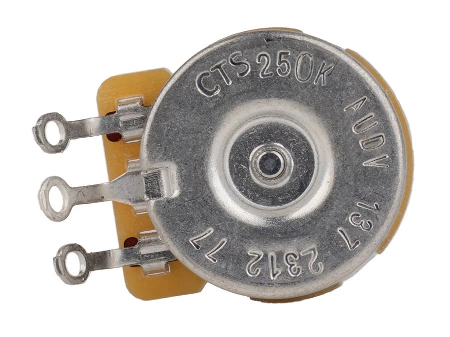 Poti CTS 250kOhm Log solid shaft