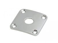 Buchsenblech Rechteck chrome