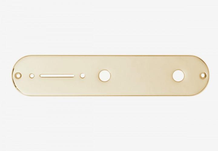 Control Plate Tele gold