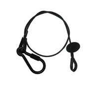 Sicherungseil 60cm 3mm 5kg schwarz DGUV 215-313 zertifiziert