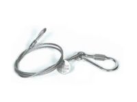 Sicherungsseil 100cm 4mm 10kg silber DGUV 215-313 zertifiziert
