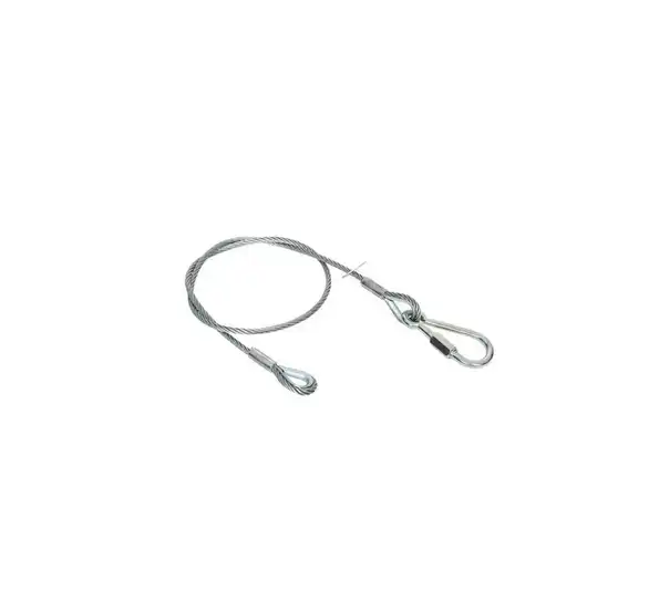 Sicherungsseil 100cm 6mm 36kg silber DGUV 215-313 zertifiziert
