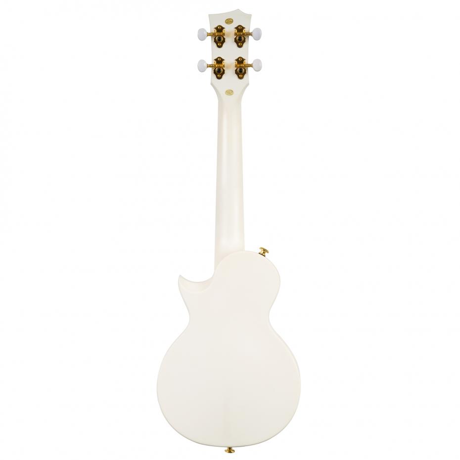 Cascha Ukulele Carbon White Ukulele Set