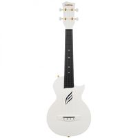 Cascha Ukulele Carbon White Ukulele Set
