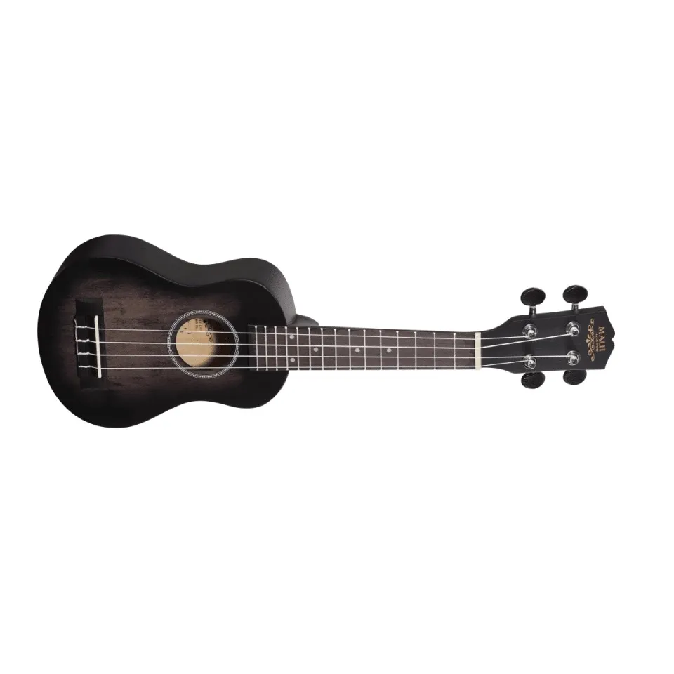 Maui Ukulele schwarz Linde Sopran + Bag
