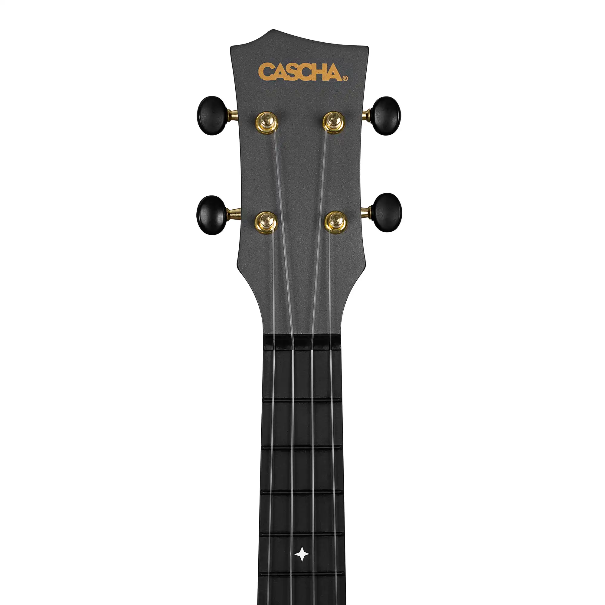 Cascha Carbon Black E-Ukulele Set