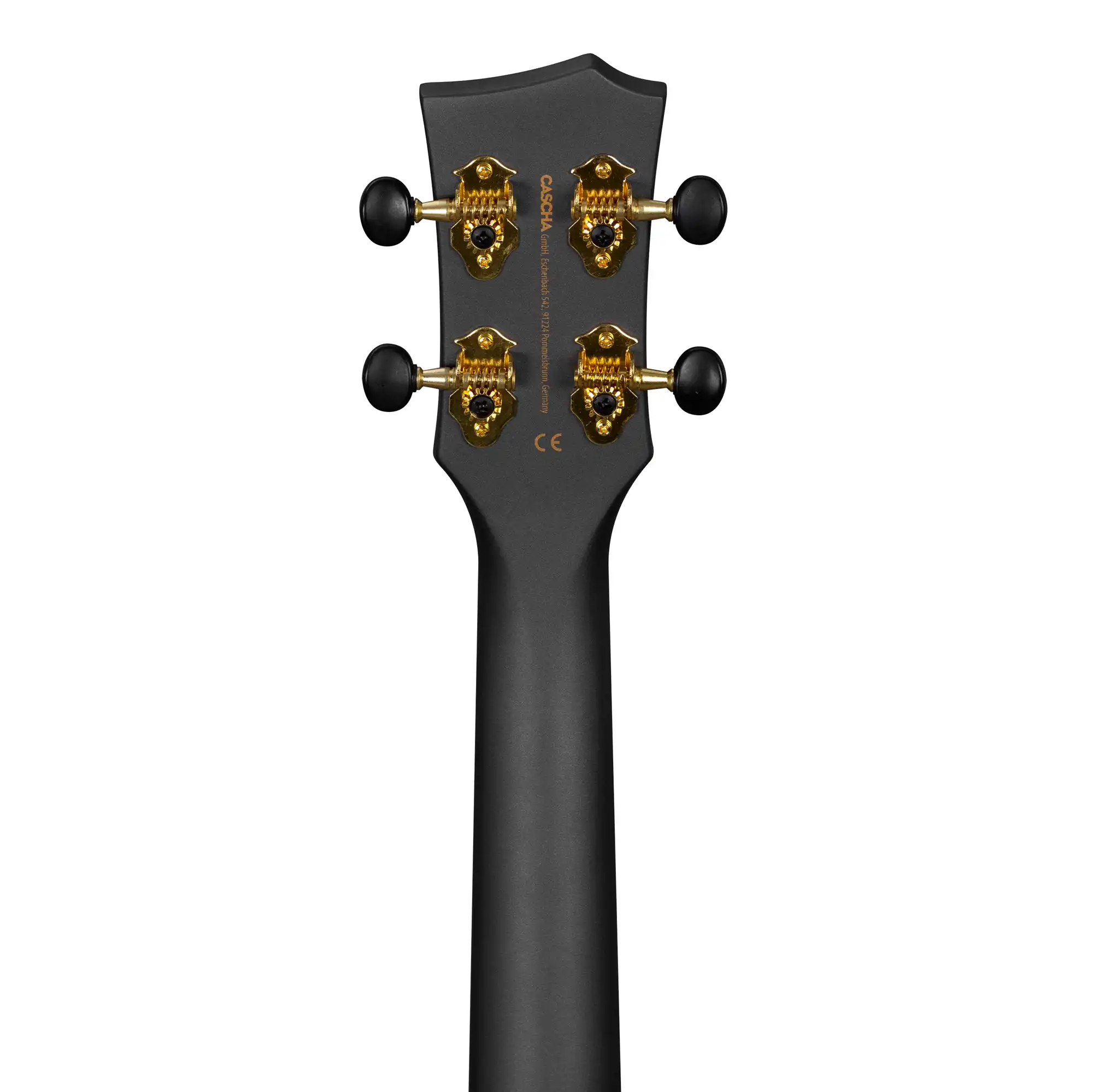 Cascha Carbon Black E-Ukulele Set