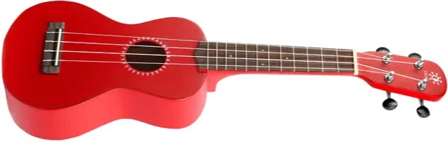 Laluu Ukulele Colored Red
