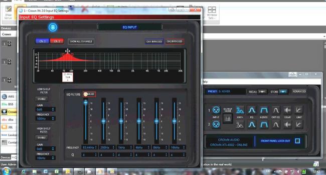 Crown XTi-4002 Endstufe 2x1200W/4Ohm