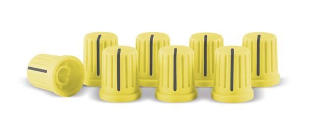 Reloop Knob-Cap-Set Gelb 8 Stk.