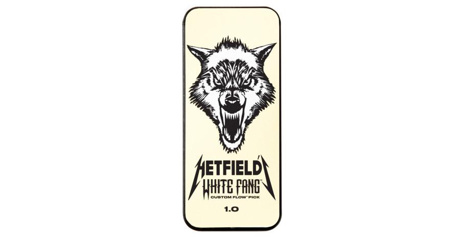 Dunlop Hetfield's White Fang Custom Flow Pick Tin 6Stk white 1.00mm