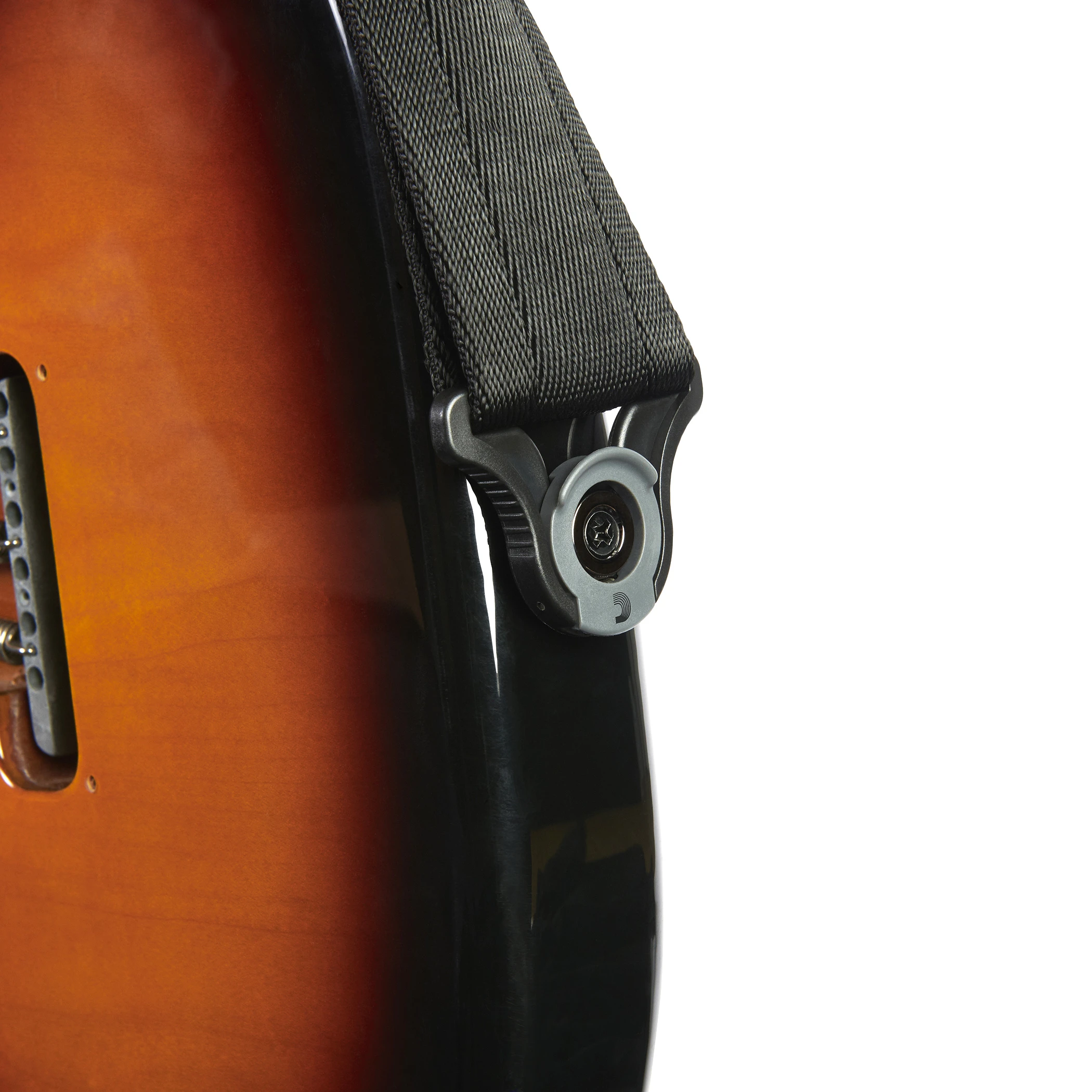 D´Addario Auto Lock Guitar Strap Black