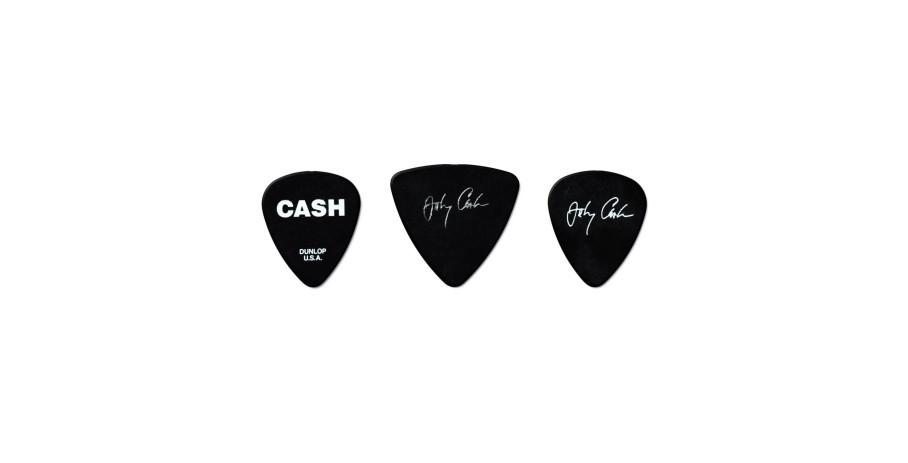 Dunlop Johnny Cash Legend Pick Tin 6 Picks assorted motives heavy