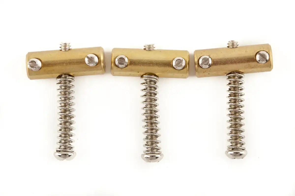 Fender American Vintage Telecaster® Compensated Bridge Saddles, Brass