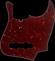 Fender Pickguard J-Bass tortoise shell 10-Hole