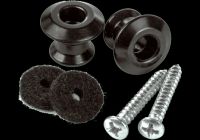 Dunlop Straplocks Dual Design Strap Buttons Black