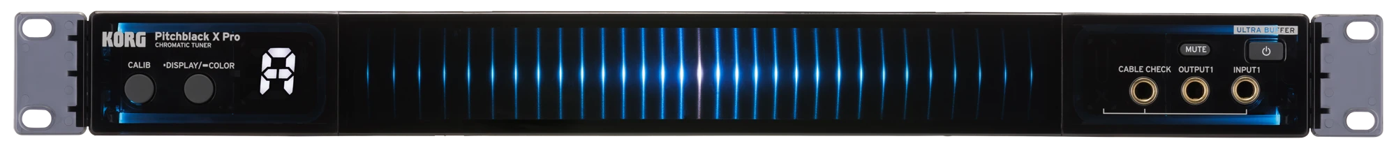 Korg Pitchblack X Pro black Rack-Tuner