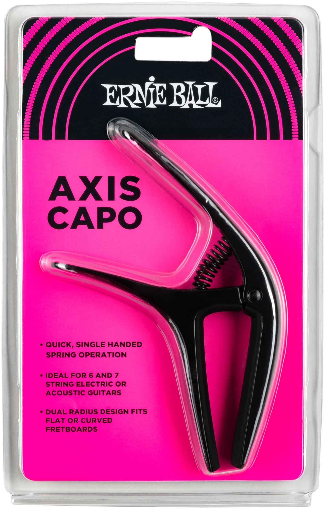 Ernie Ball Axis Capo black