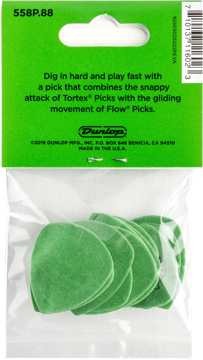 Dunlop Flow Standard Tortex 0.88 Player's Pack