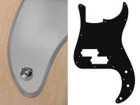 Boston Pickguard P-Bass 13 Hole Mirror Chrome