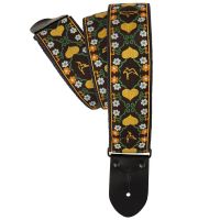 PRS 2.5´´ Retro Guitar Strap Floral Yellow