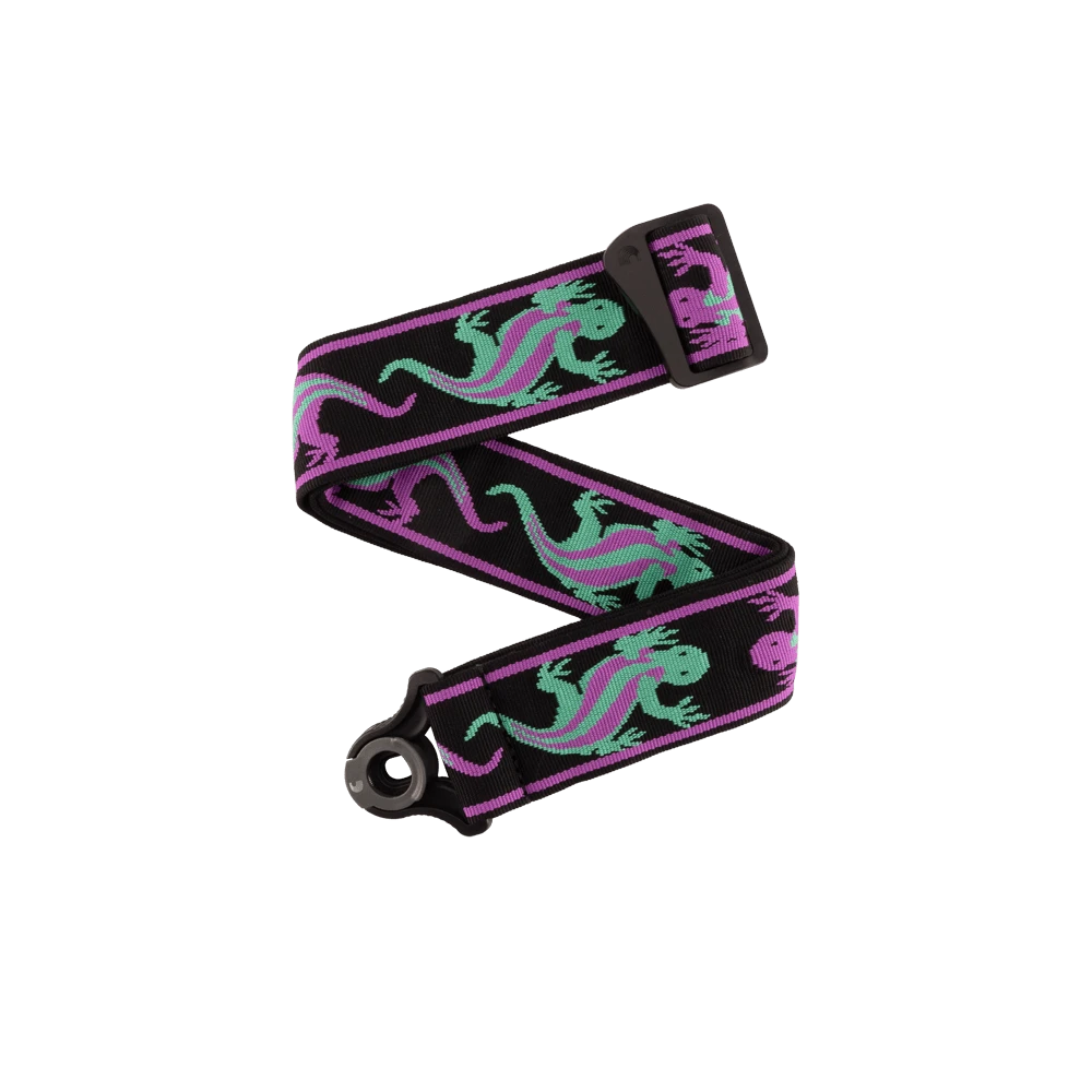 Daddario Auto Lock Echsen grün/violet