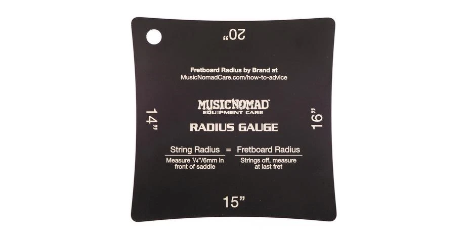 MusicNomad Precision Radius Gauge Set