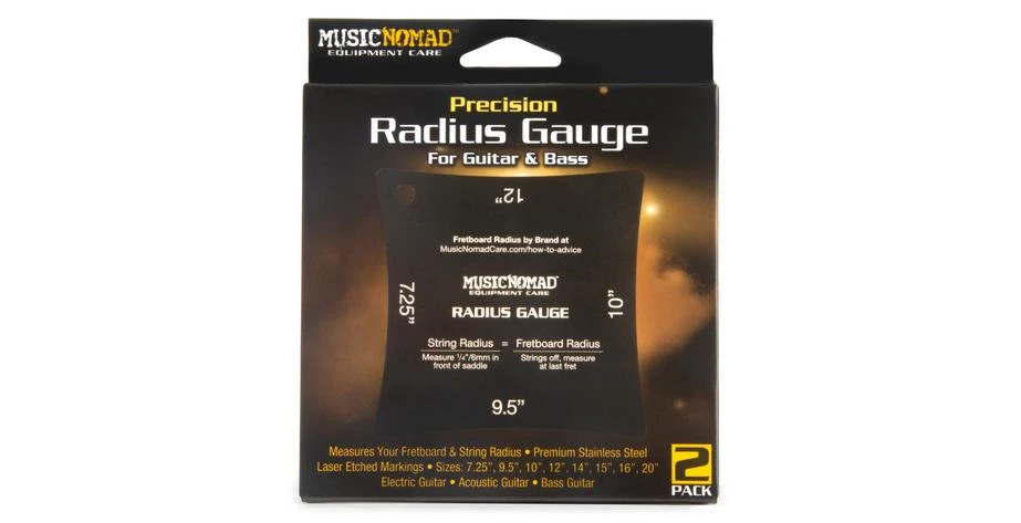 MusicNomad Precision Radius Gauge Set