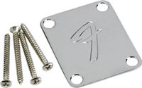 Fender 4-Bolt Vintage-Style Neck Plate ´´F´´ Chrome