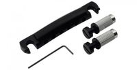 TonePros Tailpiece Aluminium T1ZSA-B schwarz