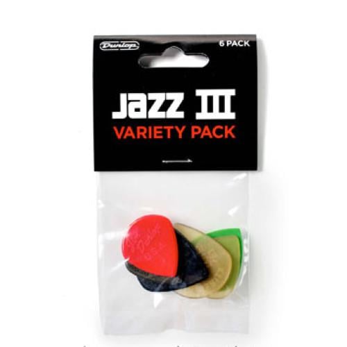 Plektren Dunlop Jazz III Pick Variety Pack
