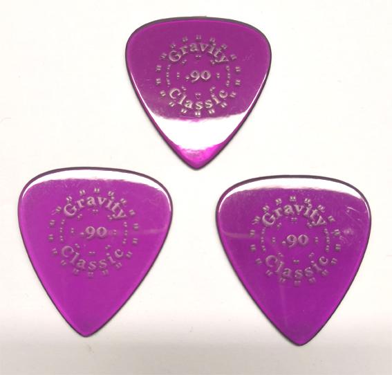 GRAVITY Thin Classic Standard .90 Polished Purple 3-Pack