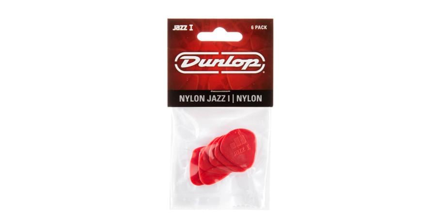 Dunlop Nylon Jazz I Picks Player´s Pack 6 pcs. red 1.10mm