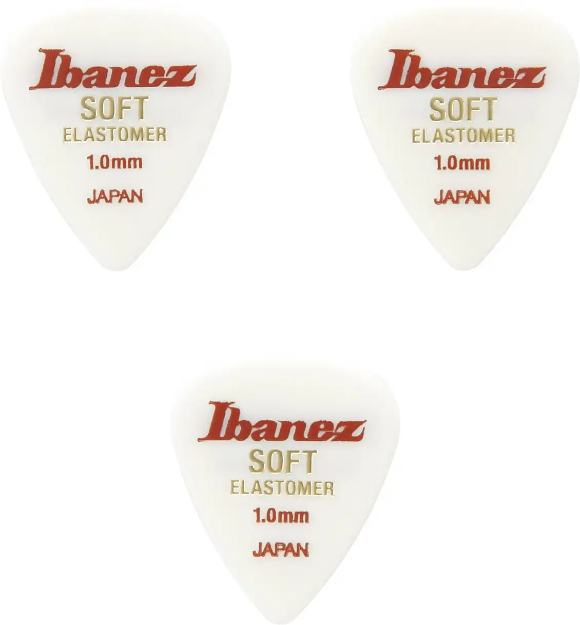 Plektren Ibanez 3 Elastomer soft
