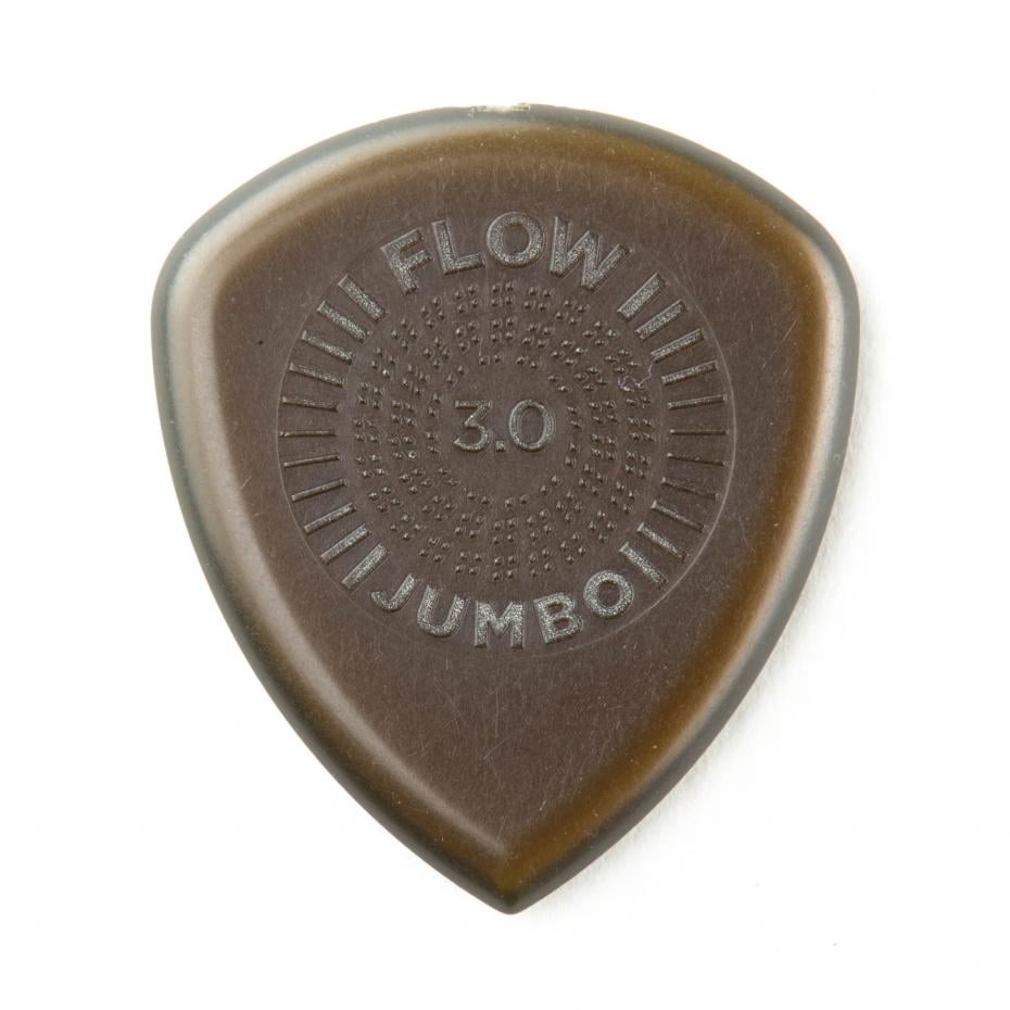 Dunlop Flow Jumbo Picks with Grip Player´s Pack 3 pcs., olive 3.00 mm