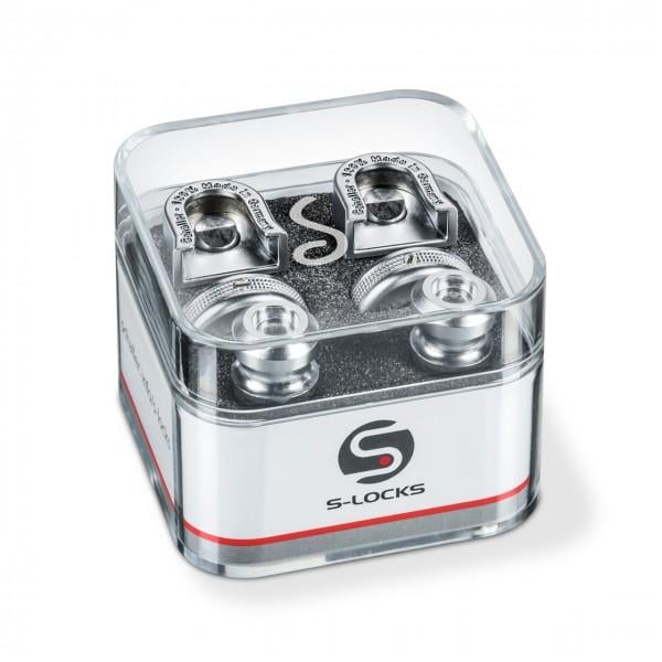 Schaller S-Lock Paar Satin Chrome