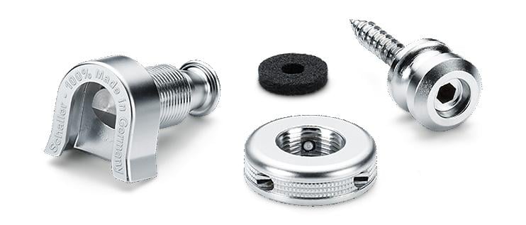 Schaller S-Lock Paar Satin Chrome