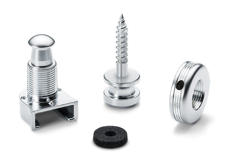 Schaller S-Lock Paar Satin Chrome