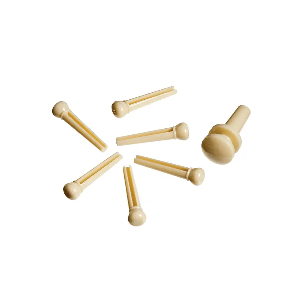 D´Addario PS11 Plastic Bridge Pins Ivory