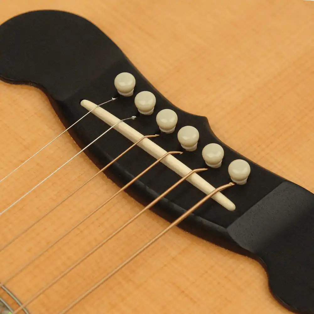 D´Addario PS11 Plastic Bridge Pins Ivory